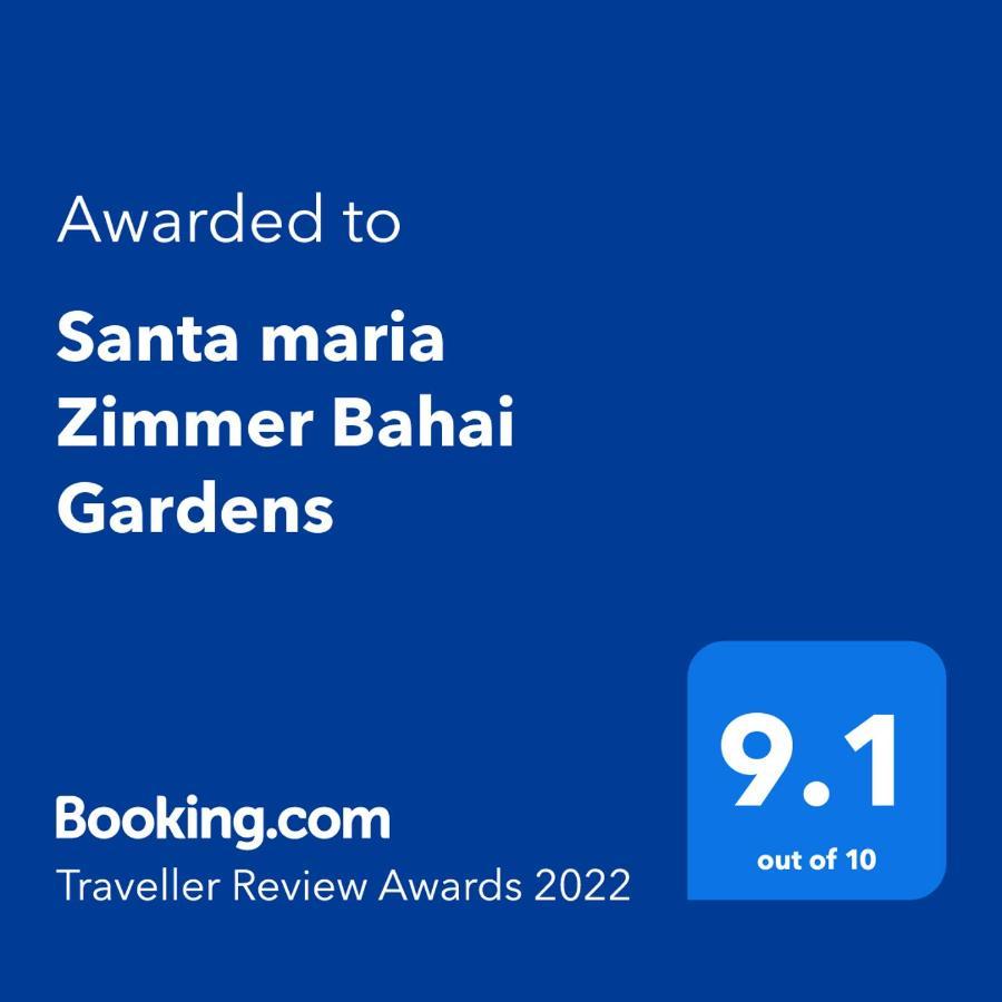 Santa Maria Zimmer Bahai Gardens Haifa Exteriér fotografie
